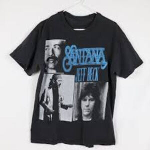 Carlos Santana Jeff Beck Concert Shirt